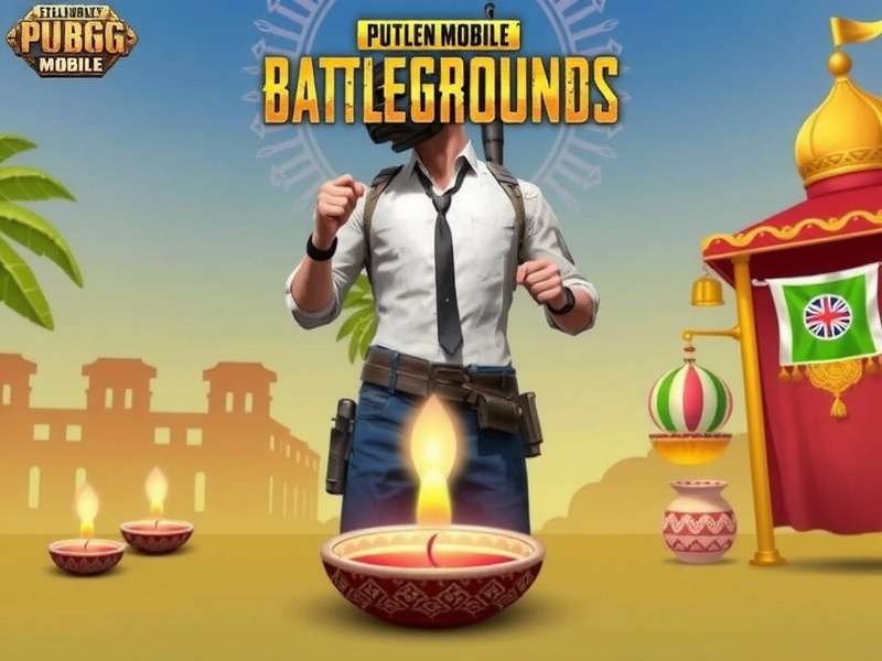PUBG Mobile Quick Match Diwali special skin with Indian traditional elements