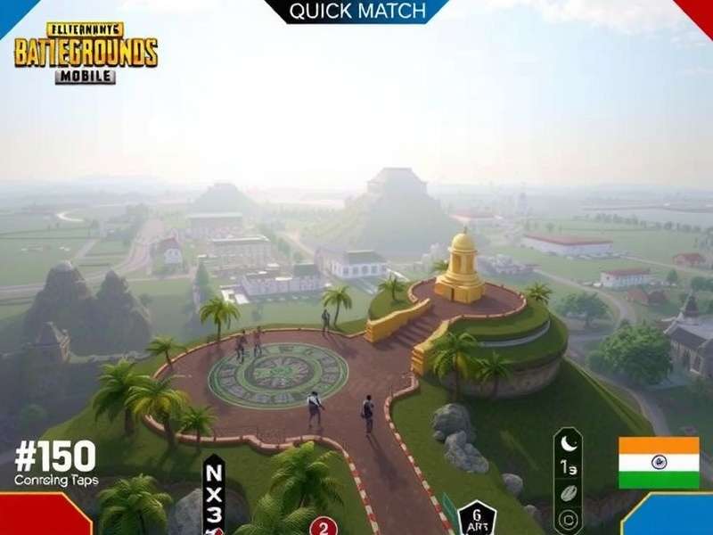 Concept art of upcoming Indian map in PUBG Mobile Quick Match